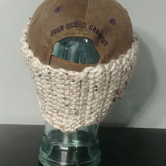 Handmade Crocheted Contoured Unisex Headband/Earwarmer Aspen Tweed - Picture 4 of 6